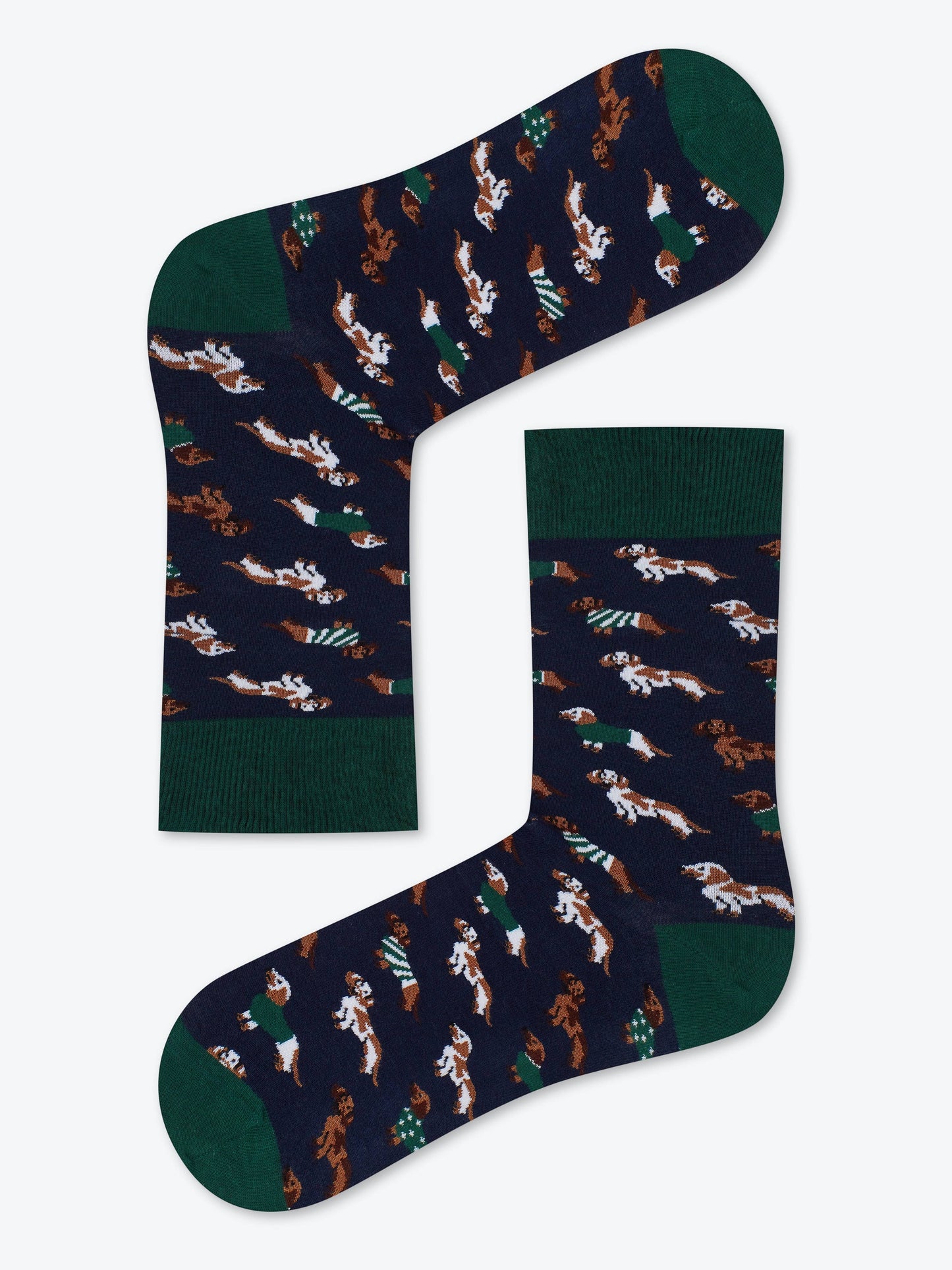 Cosy Dogs Socks - Biologische sokken met teckelpatroon