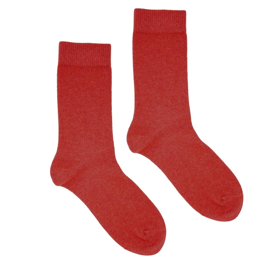 Warm, zacht en comfortabel, perfecte pasvorm Klue Merino baksteenrood