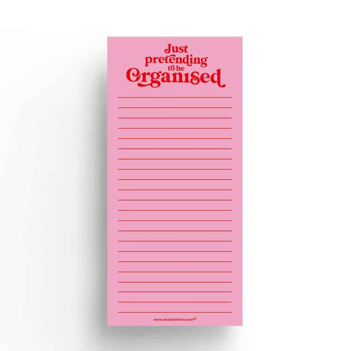 Notietieblok Just pretending to be organised, Studio inktvis