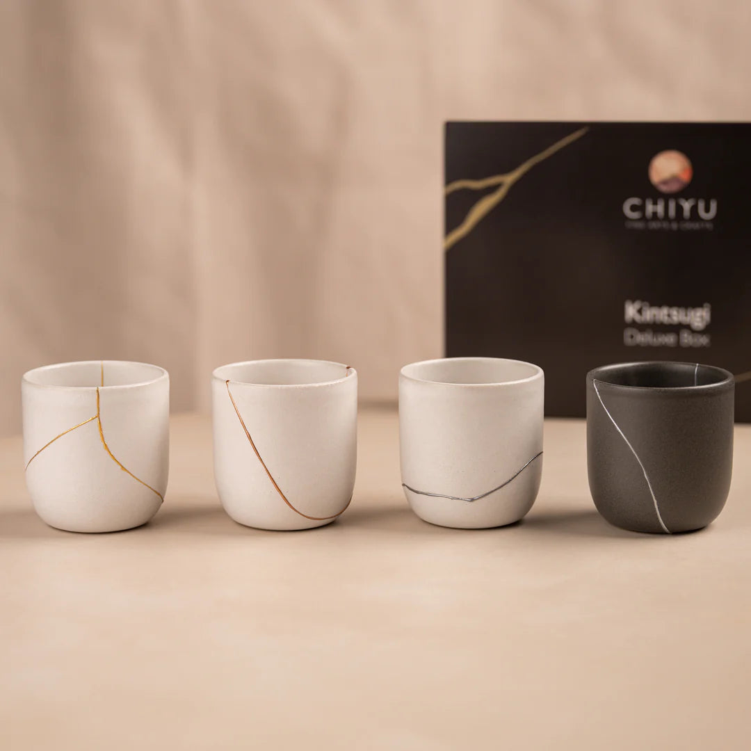 Kintsugi Deluxe Box premium geschenkverpakking met alle benodigdheden voor de Japanse kintsugi kunst