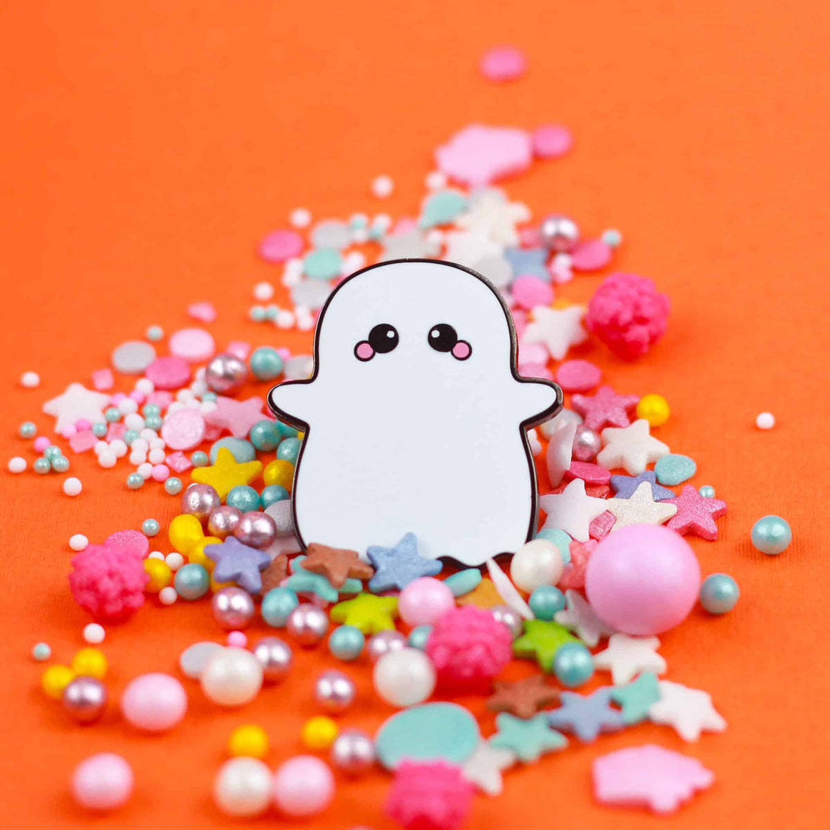 Pin Kawaii Spook van Studio Inktvis, foto 2