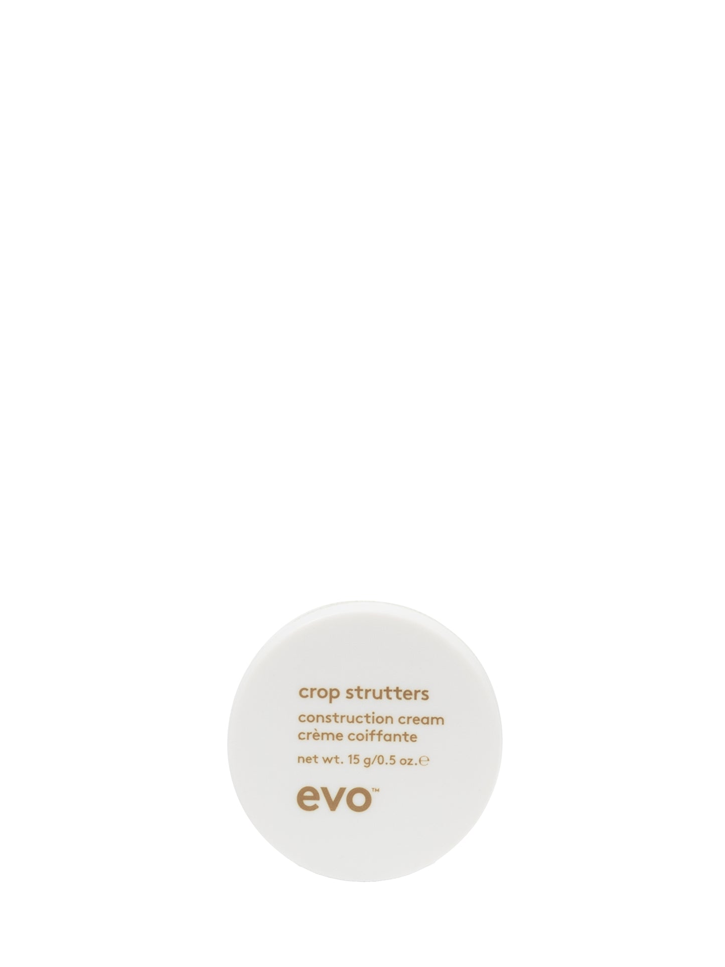 Evo crop strutters construction cream is de ideale keuze voor iedereen die op zoek is naar net iets meer controle en fixatie dan een standaard pasta, zonder dat het haar hard of onbeweeglijk wordt.