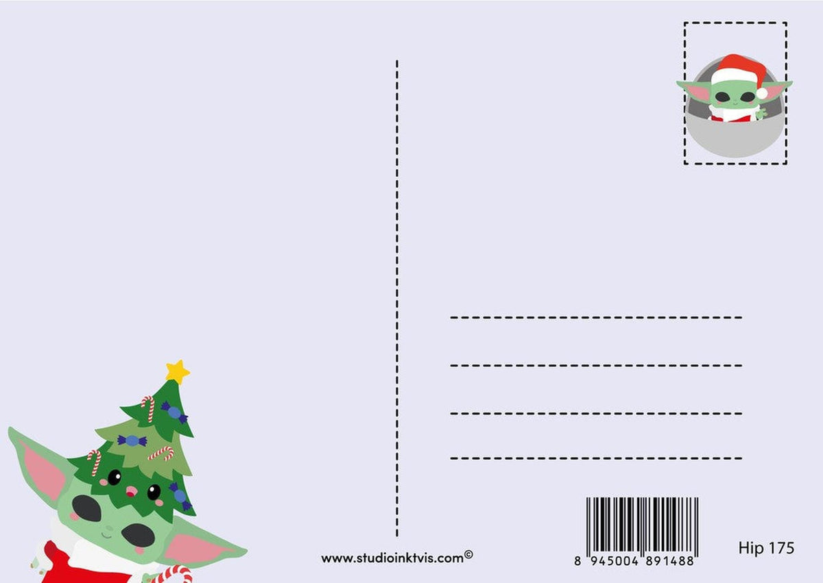Postkaart A merry christmas you must have van Studio Inktvis, foto 2
