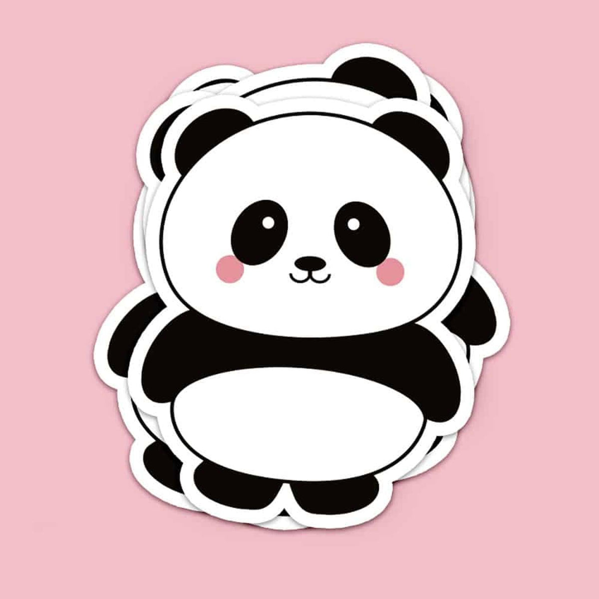 Sticker Panda van Studio Inktvis, foto 4