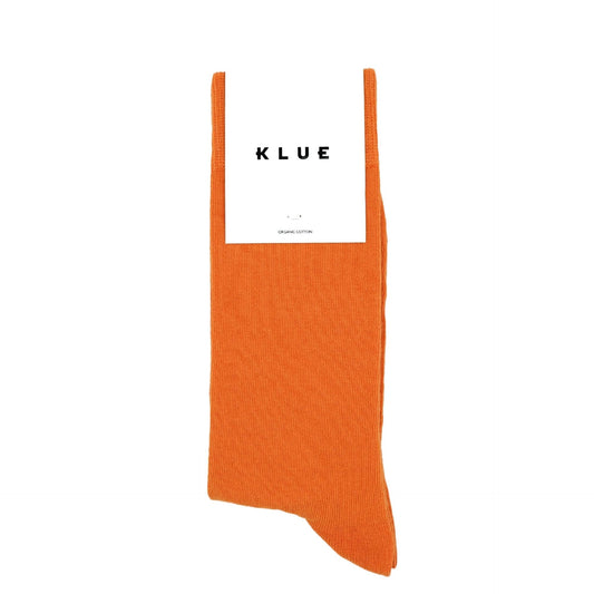KLUE Solid sokken oranje - biologisch Egeïsch katoen unisex sokken