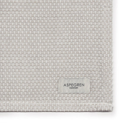 Detail van GOTS-gecertificeerd biologisch katoen textuur Fennel collectie handdoek
