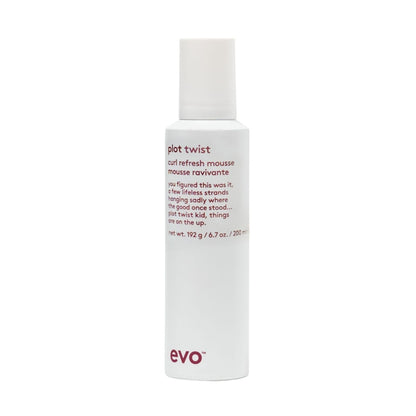 EVO Plot Twist Curl Refresh Mousse 200 ml, spuitbus