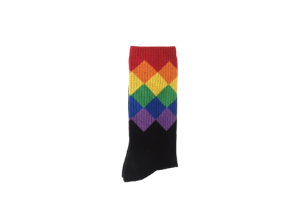 Regenboog diamanten sokken van Pegada