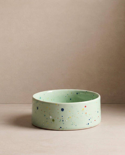 Set van 2 hondenvoerbakjes 14cm Egg Back Home Groen