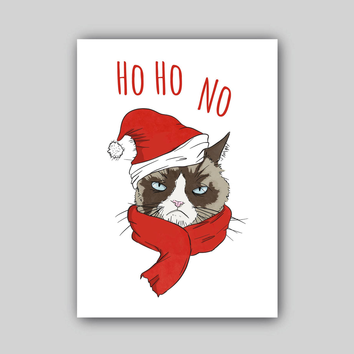 Wenskaart Grumpy christmas van Studio Raquelle, foto 2