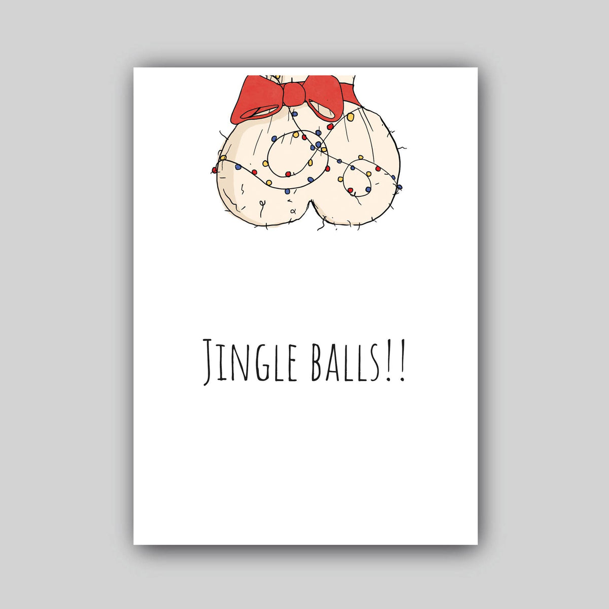 Wenskaart Jingle Balls van Studio Raquelle, foto 2