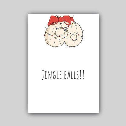 Wenskaart Jingle Balls van Studio Raquelle, foto 2