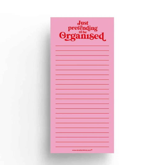 Notietieblok Just pretending to be organised, Studio inktvis