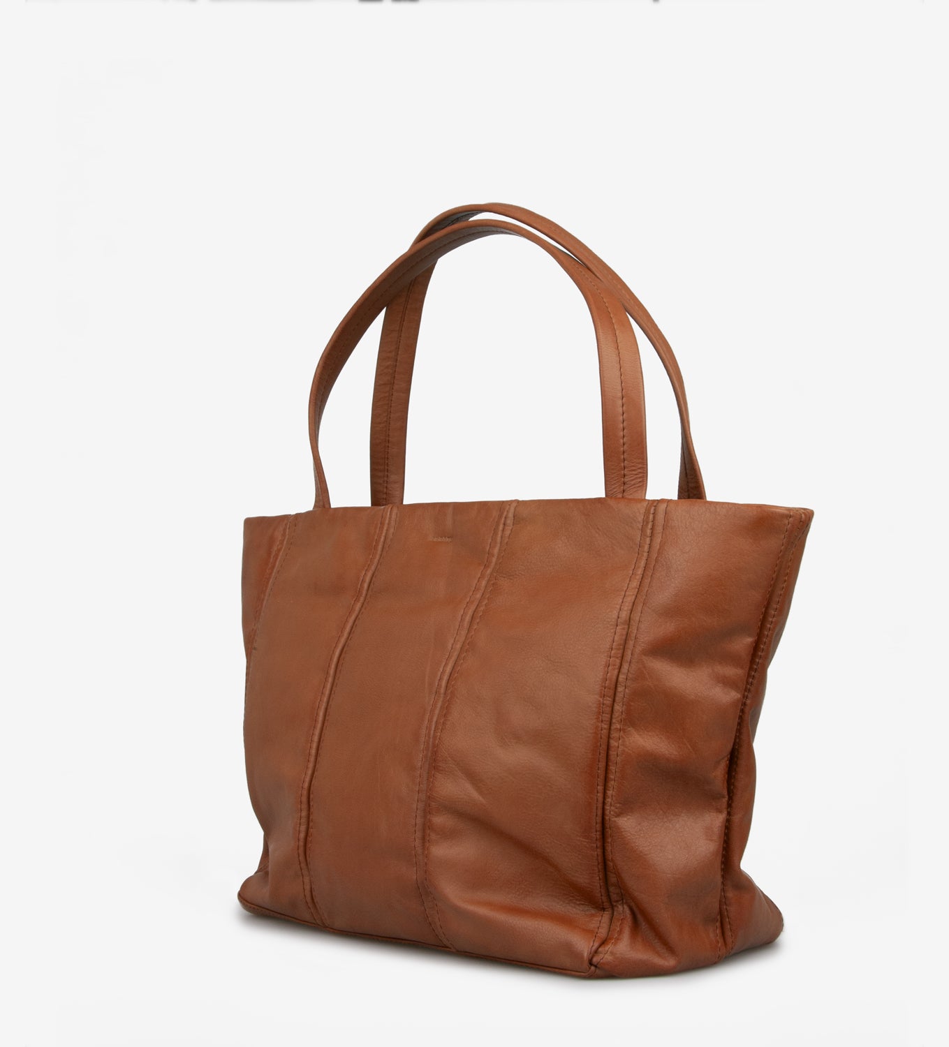 Cassie Shopper handtas van zacht rundleer in elegante kleur 
