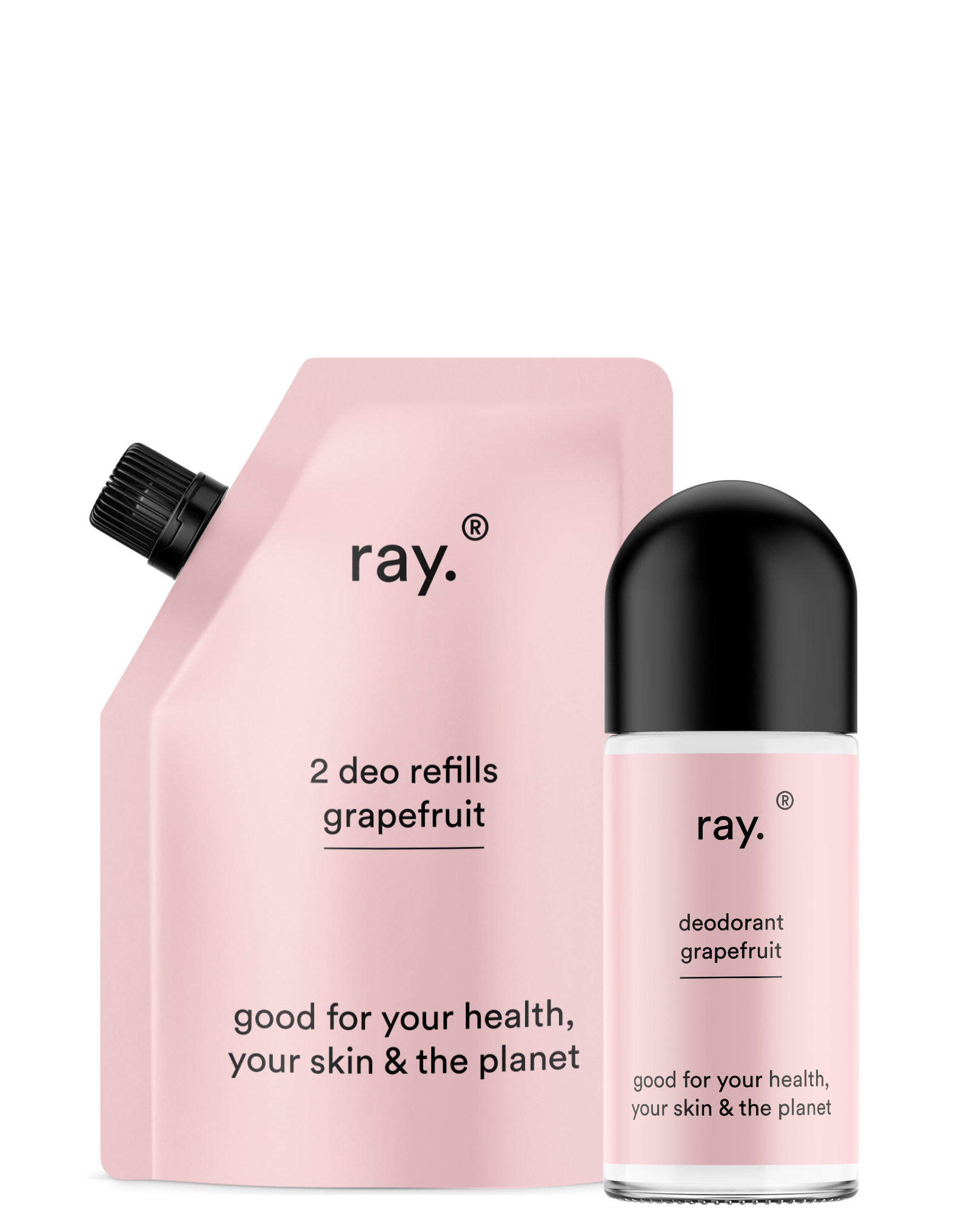 Frisse oksels met Deo van Ray, Grapefruit en Refill