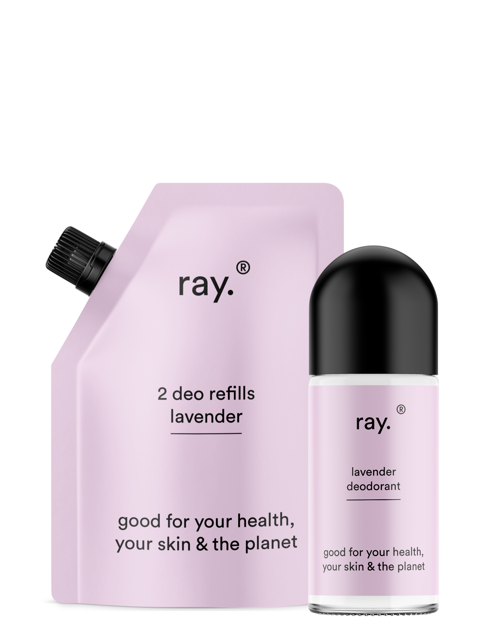 Frisse oksels met Deo van Ray, Lavender en Refill