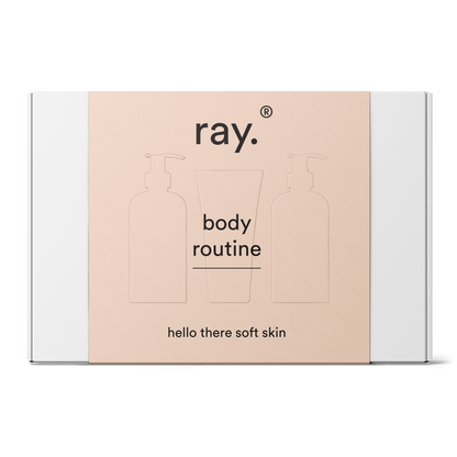 Ray Giftset Body Routine hydrateert en verzorgt de droge huid