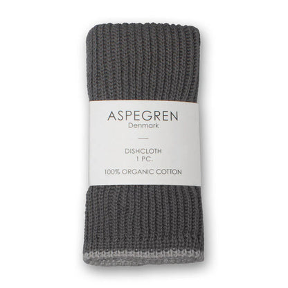 Vaatdoekje Aspegren 26x26cm granite kleur