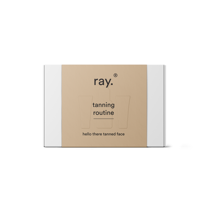 Giftset Ray Tanning Routine Creëer moeiteloos een natuurlijke, sun-kissed look op je gelaat en lichaam