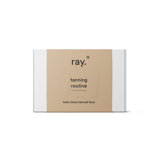 Giftset Ray Tanning Routine Creëer moeiteloos een natuurlijke, sun-kissed look op je gelaat en lichaam