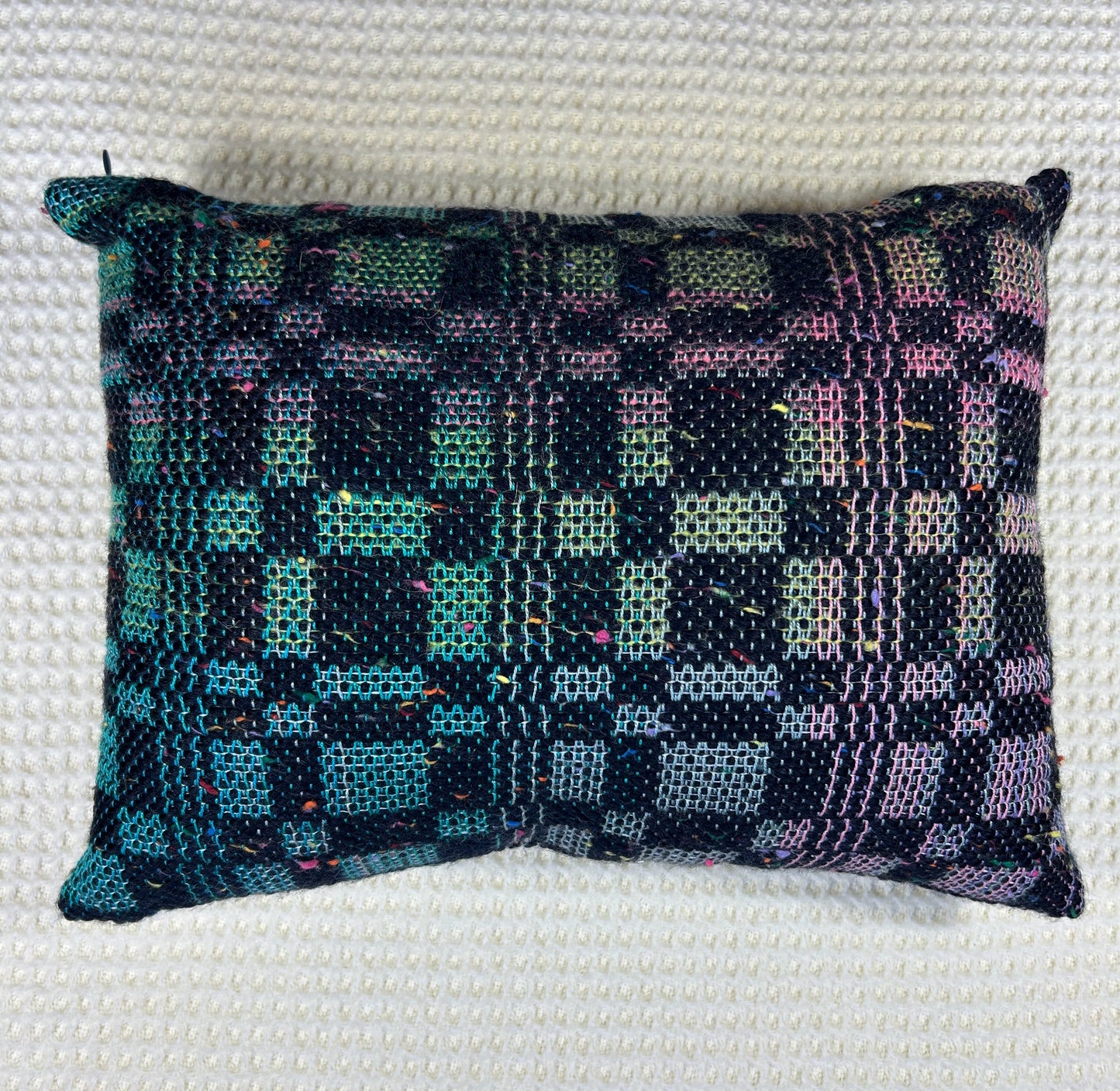 The Good stuv Handgeweven Kussen Donker Blauw