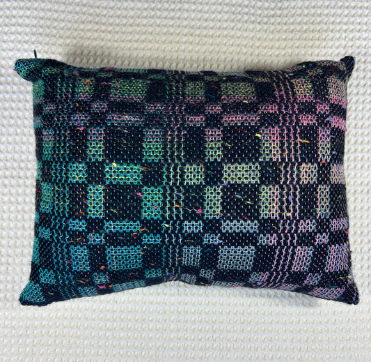 The Good stuv Handgeweven Kussen Donker Blauw