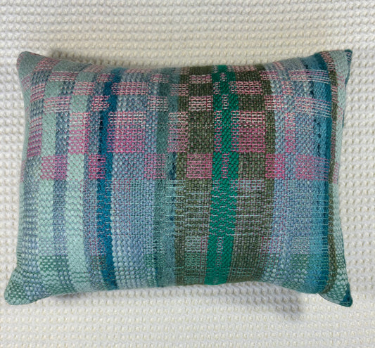 Handgeweven Kussen TGS Mint Moss Lichtblauw