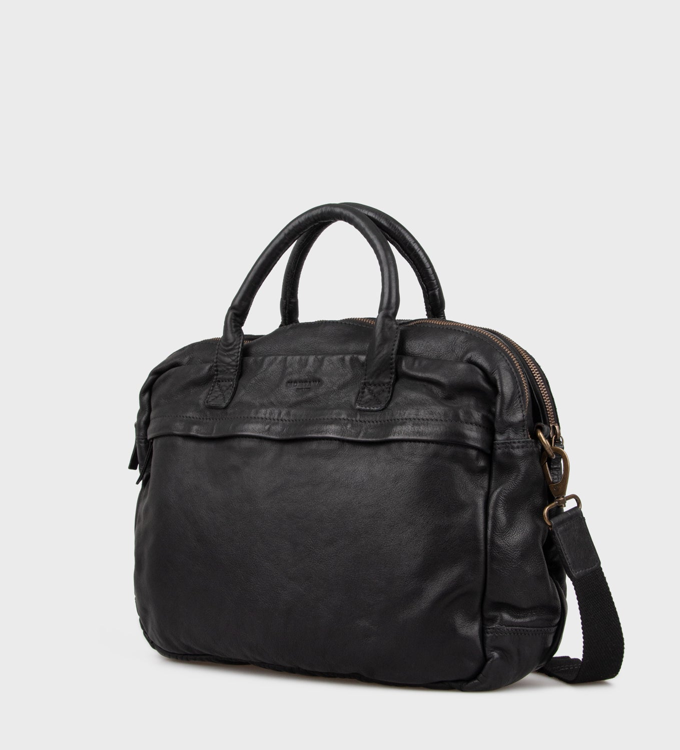 Zwarte laptoptas 15inch Montana met 2 compartimenten