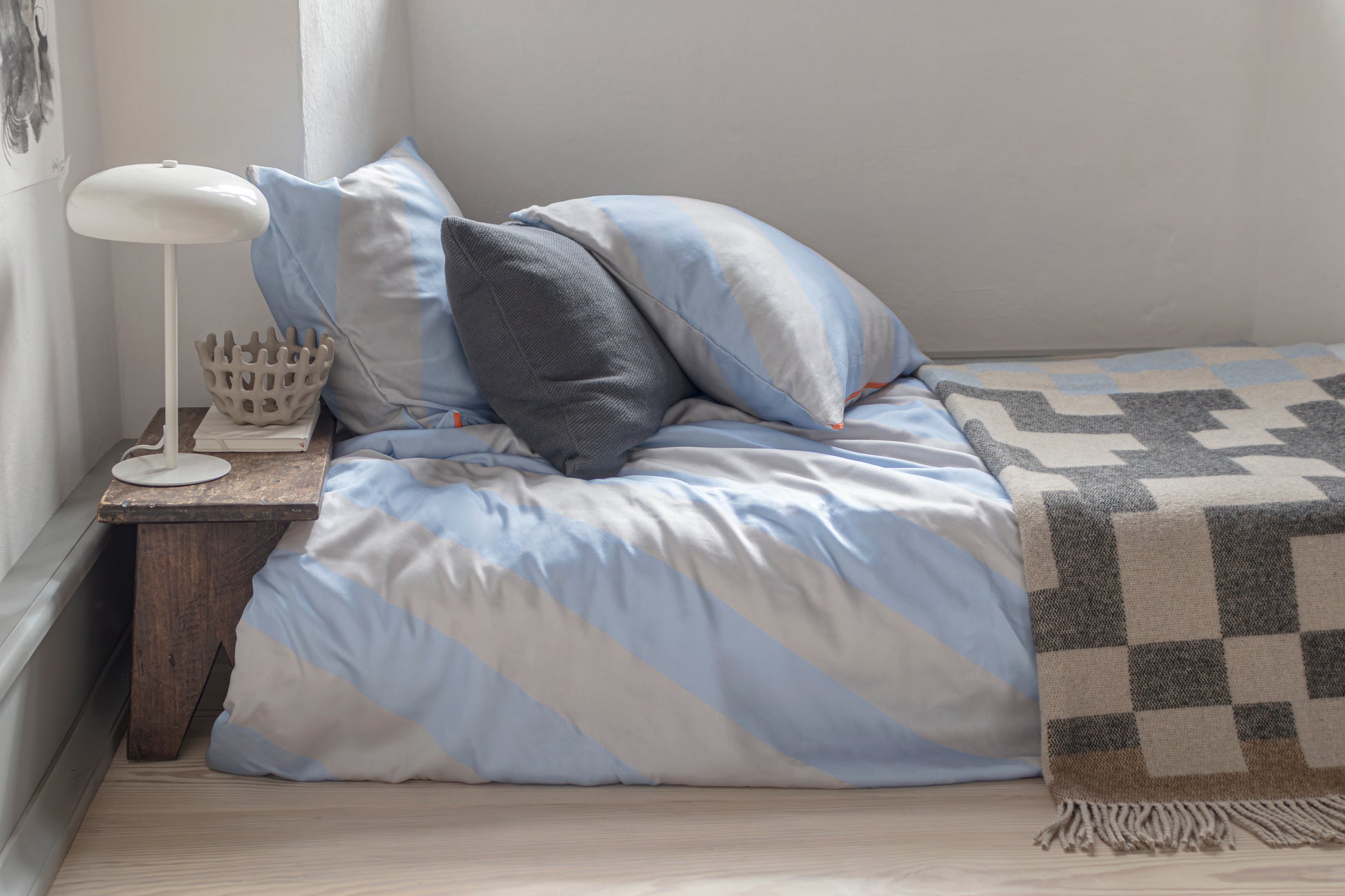 Ultieme zachtheid met deze plaid van Mette Ditmer van recycled wol