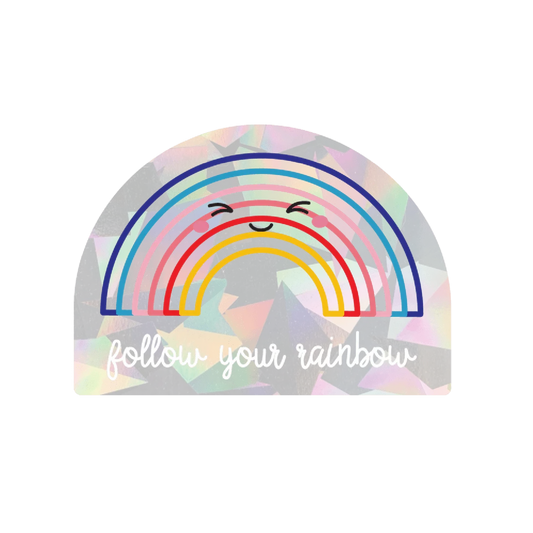 Raamsticker - Sun catcher Regenboog verandert je kamer in een betoverend kleurenspectakel. Studio Inktvis