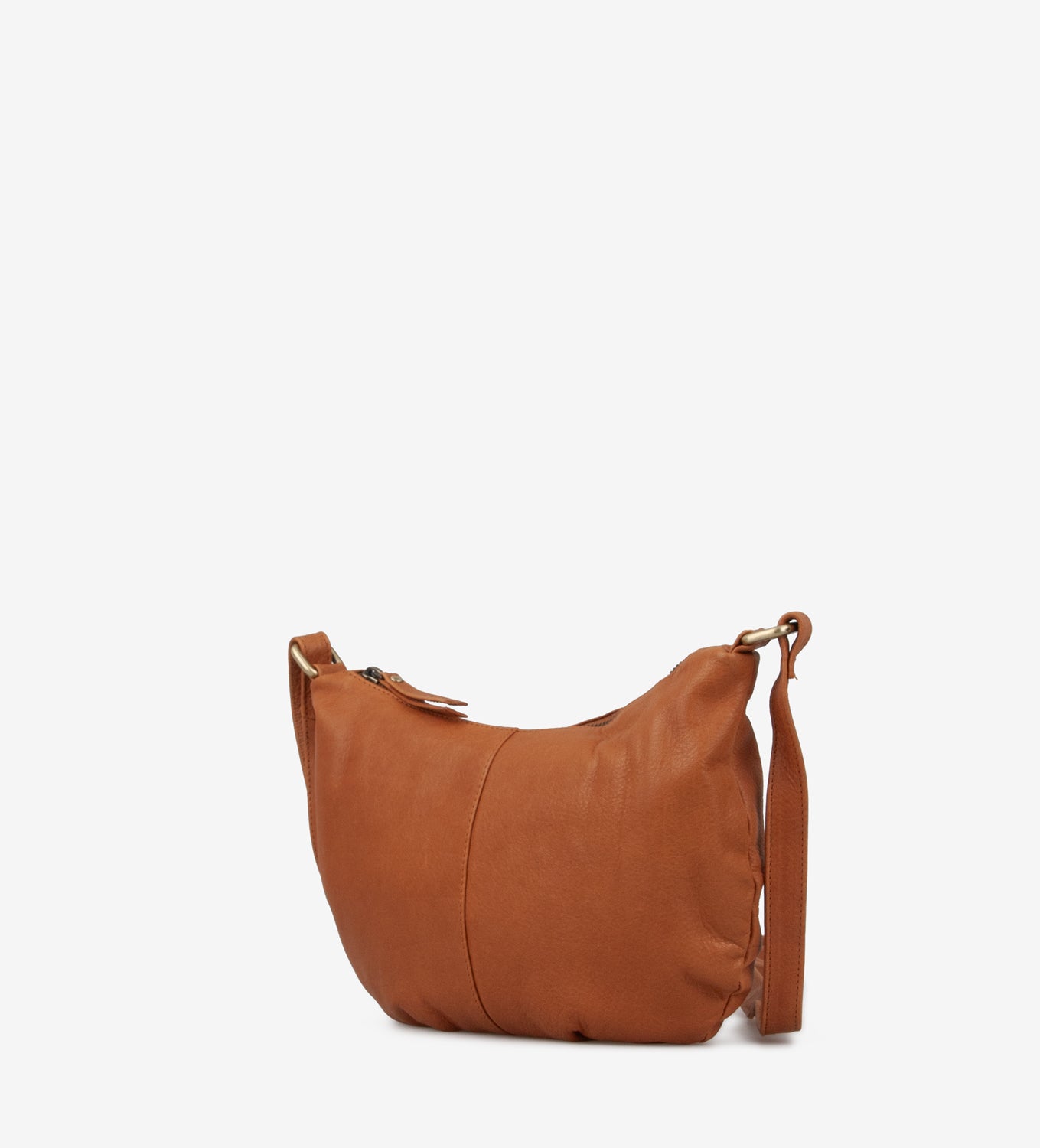 TREATS crossbody tas Rakel Common zwart cognac kleuren