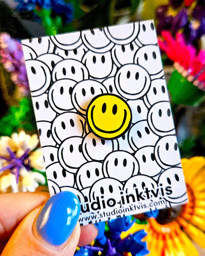 Pin Smiley Yellow van Studio Inktvis