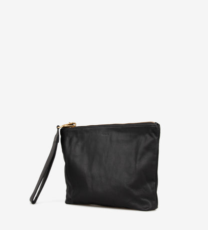 Svea Beauty clutch YKK rits afneembare polsband Zwart