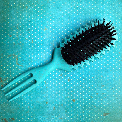 Curl Designer Brush Green - Curl Brush for Curly & Afro Hair