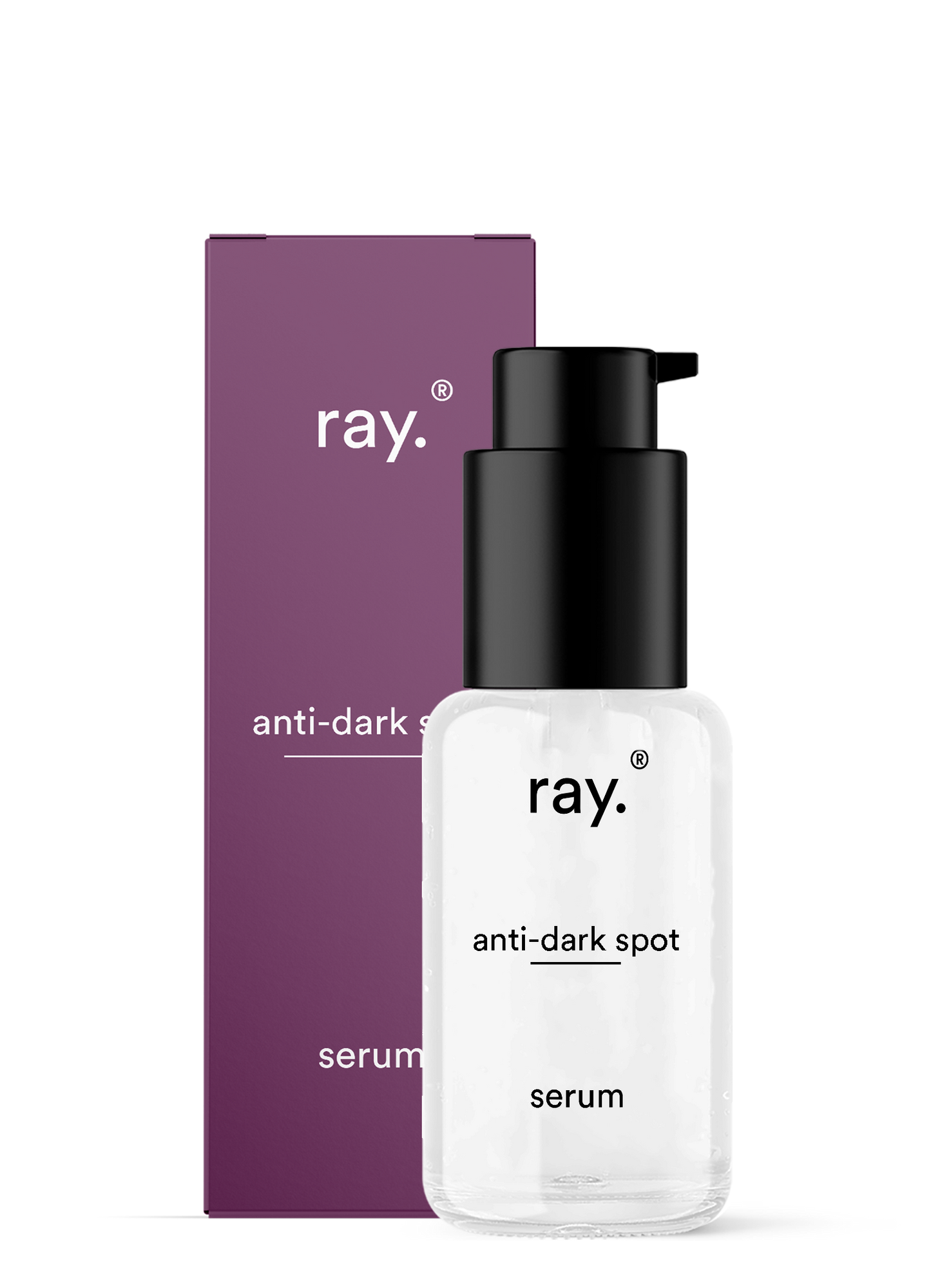 Vermindert zichtbaar pigmentvlekken door zonneschade, leeftijd of zwangerschap en zorgt voor een egalere huid. Anti Dark Spot Serum Ray