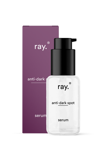 Vermindert zichtbaar pigmentvlekken door zonneschade, leeftijd of zwangerschap en zorgt voor een egalere huid. Anti Dark Spot Serum Ray