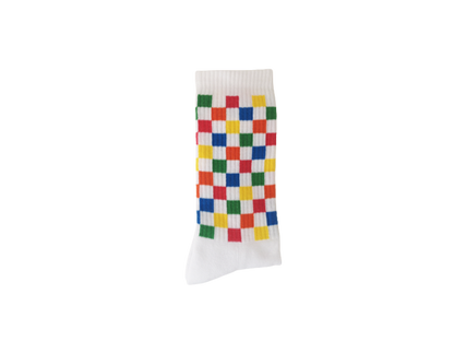 Pegada sokken Old school schaakbordpatroon in verschillende kleuren