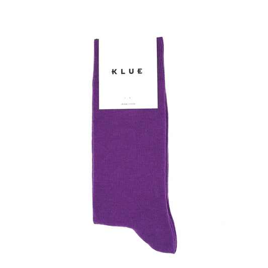 KLUE Solid sokken paars - biologisch Egeïsch katoen unisex sokken