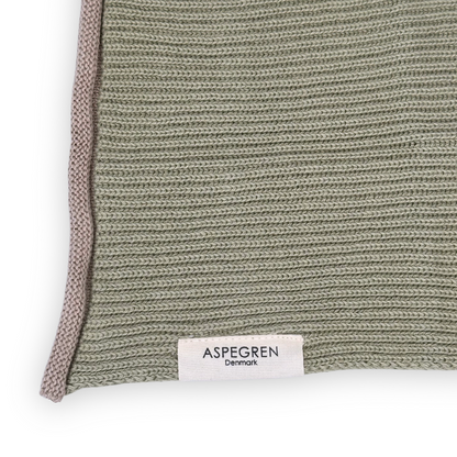 Detail van GOTS-gecertificeerd biologisch katoen textuur Fennel collectie vaatdoekje