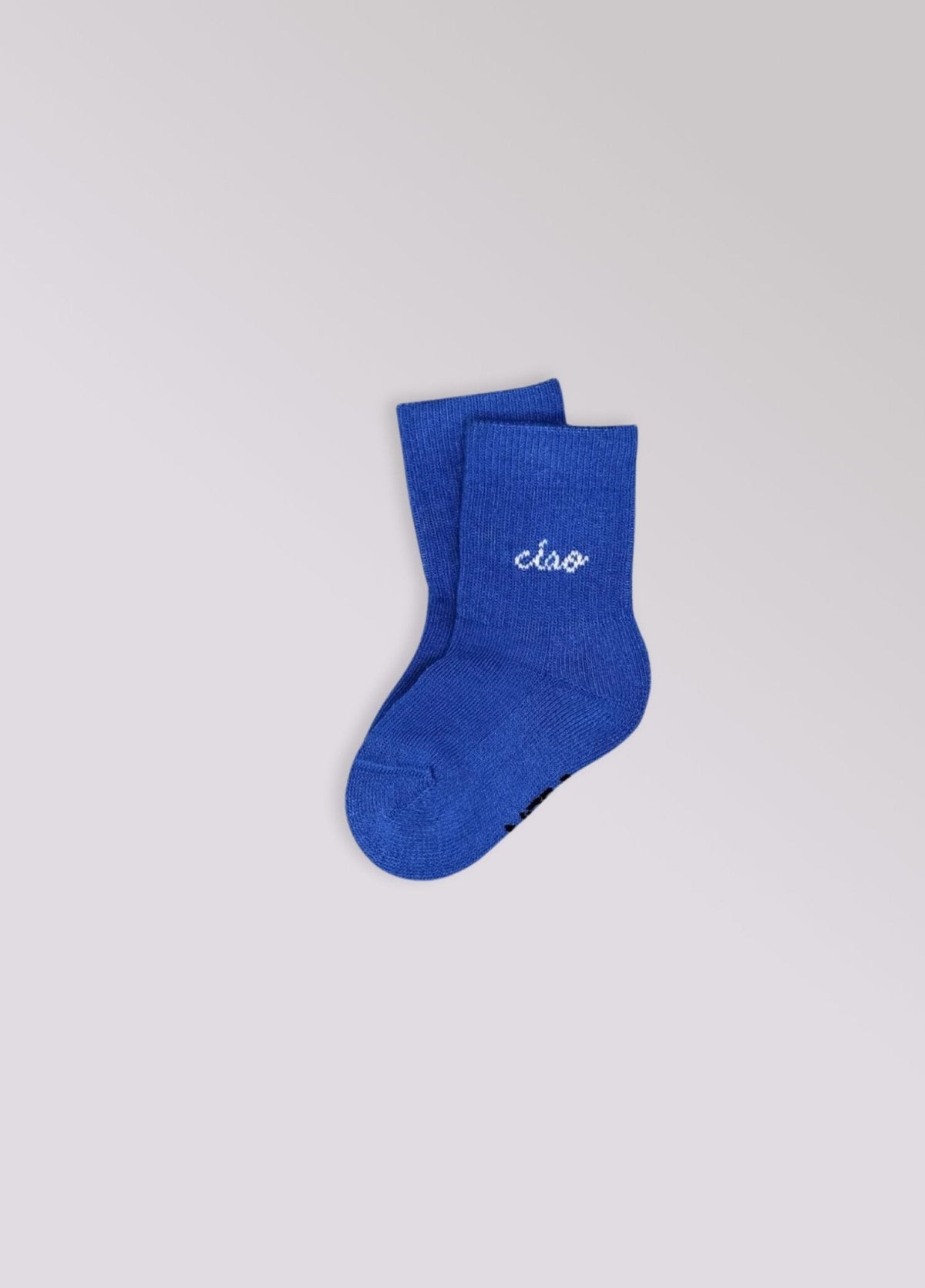 Paar kobaltblauwe babysokken Ciao van No Bad Days Club, productfoto