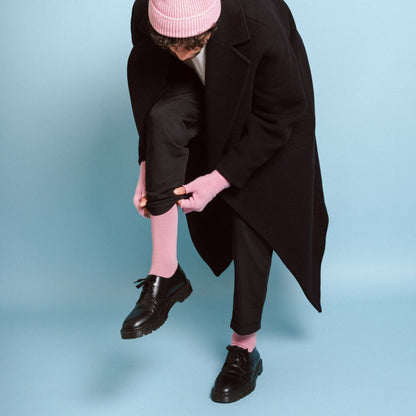 Klue sokken roze hebben de ultieme pop-of-color voor jouw outfit.