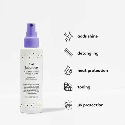 Evo fabuloso platinum blonde toning mist