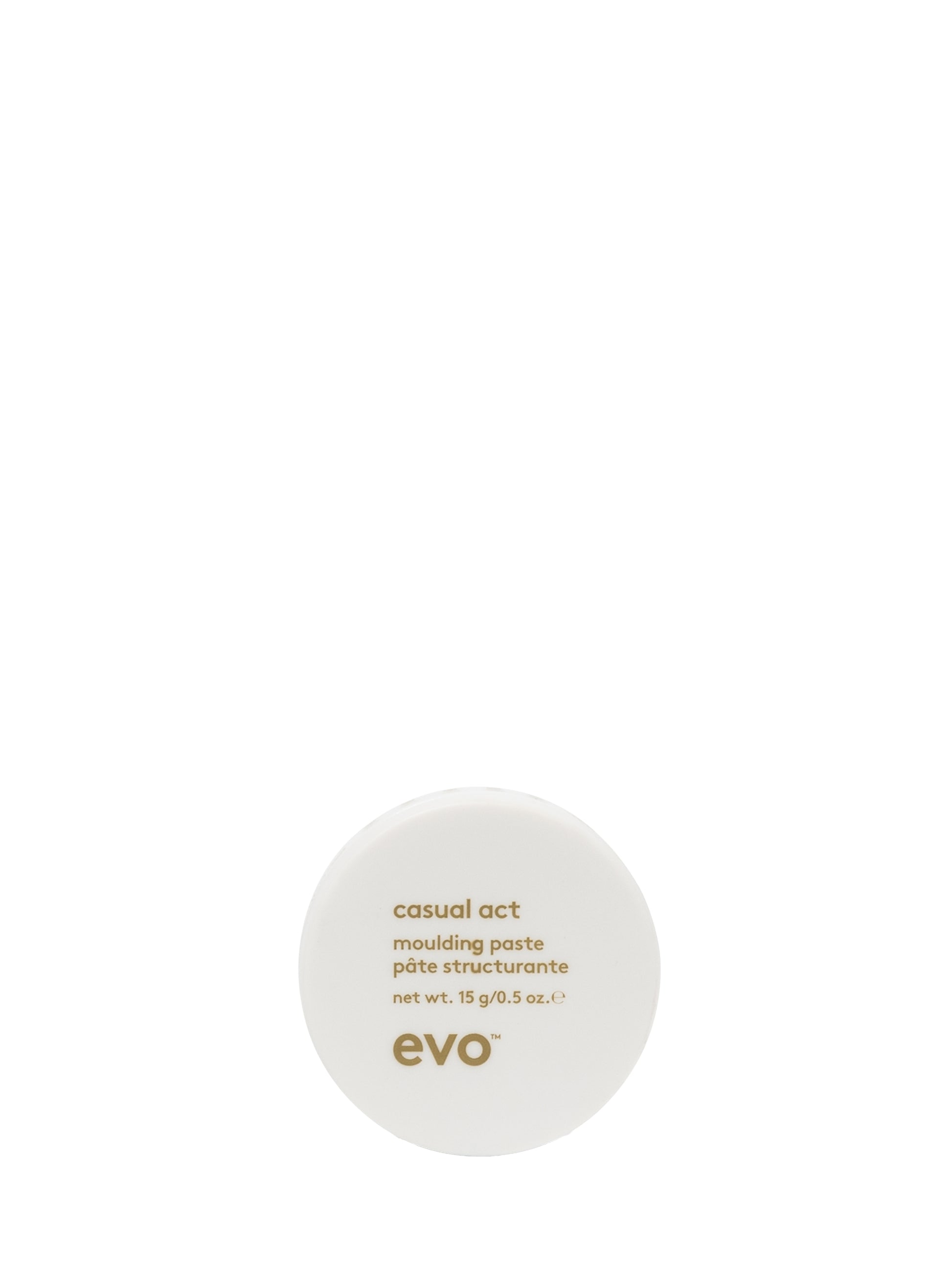 Evo casual act moulding paste is het ultieme product voor nonchalante, warrige en  kapsels die eruitzien alsof er geen moeite voor is gedaan.