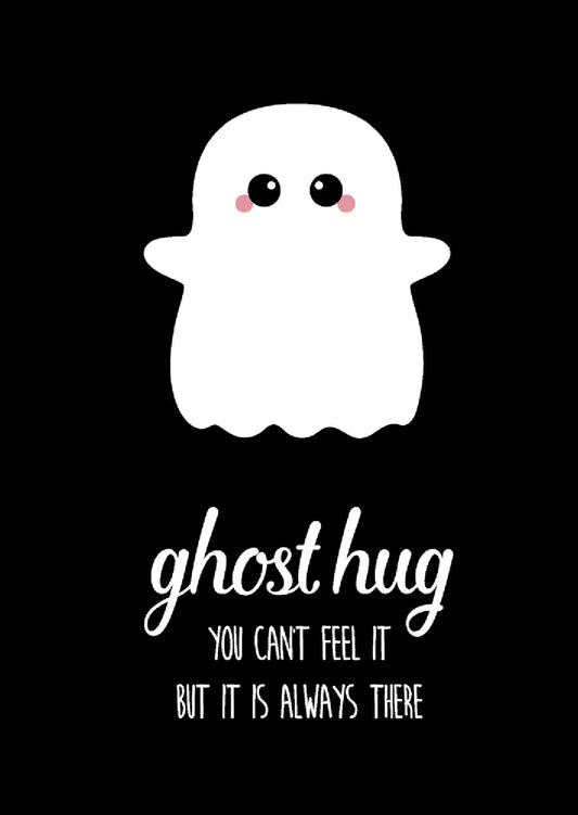 Postkaart Ghost hug Studio Inktvis