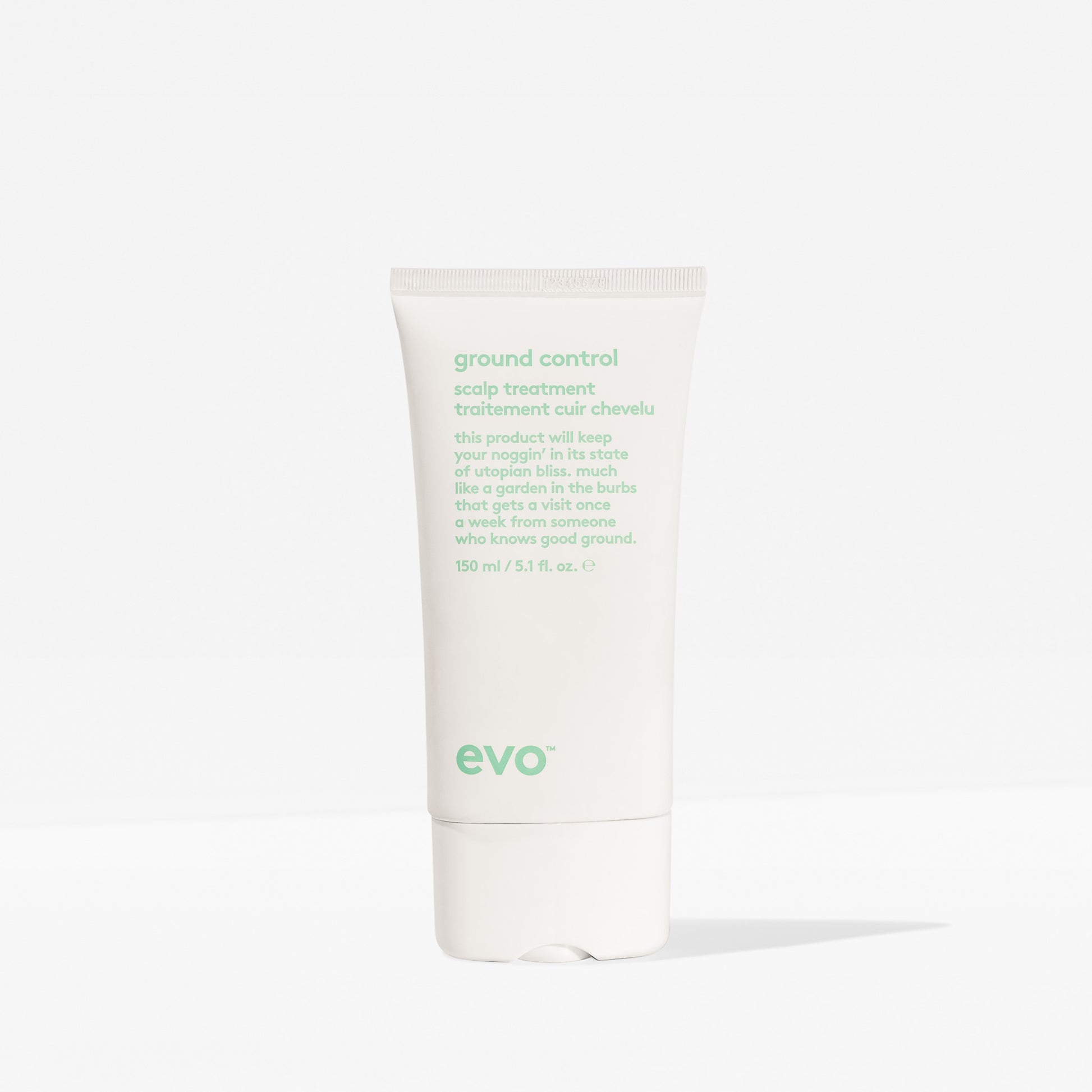 Evo ground control scalp treatment dankzij de milde, herstellende ingrediënten is de treatment ideaal voor wie last heeft van hardnekkige droogheid, jeuk of een trekkerig gevoel na het wassen.