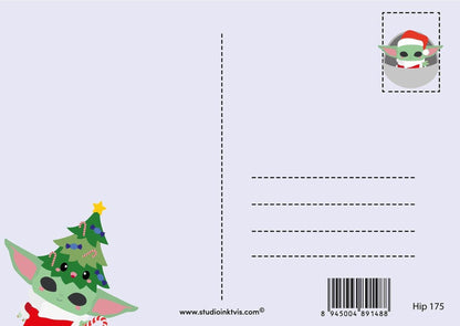 Postkaart A merry christmas you must have van Studio Inktvis, foto 2