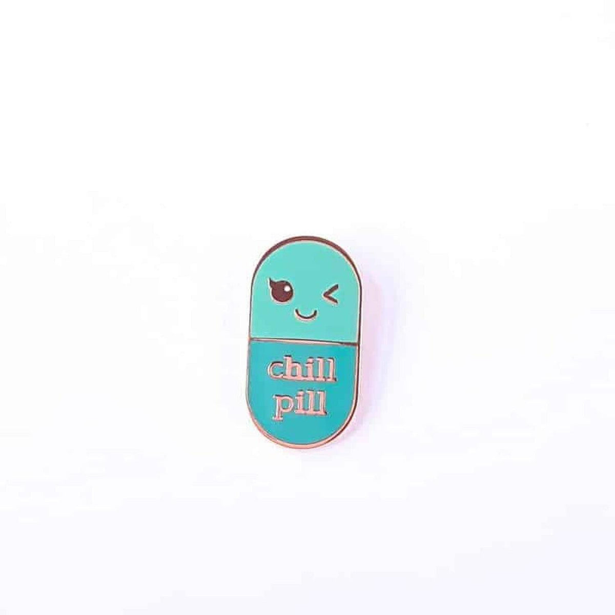 Pin Chill Pill Mint van Studio Inktvis