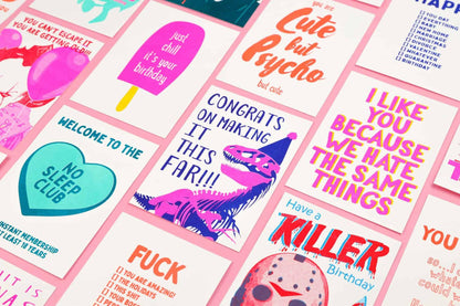 Postkaart I like you because we hate the same things van Studio Inktvis, productfoto 4