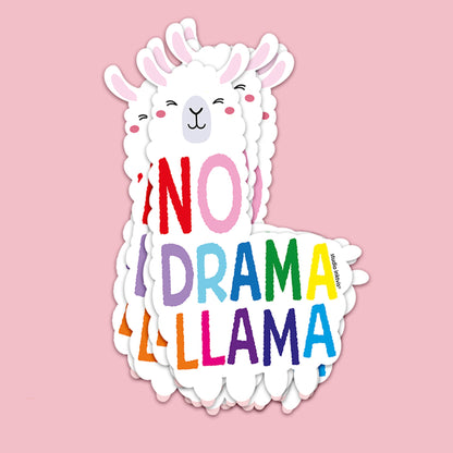 Sticker No drama llama van Studio Inktvis, foto 3