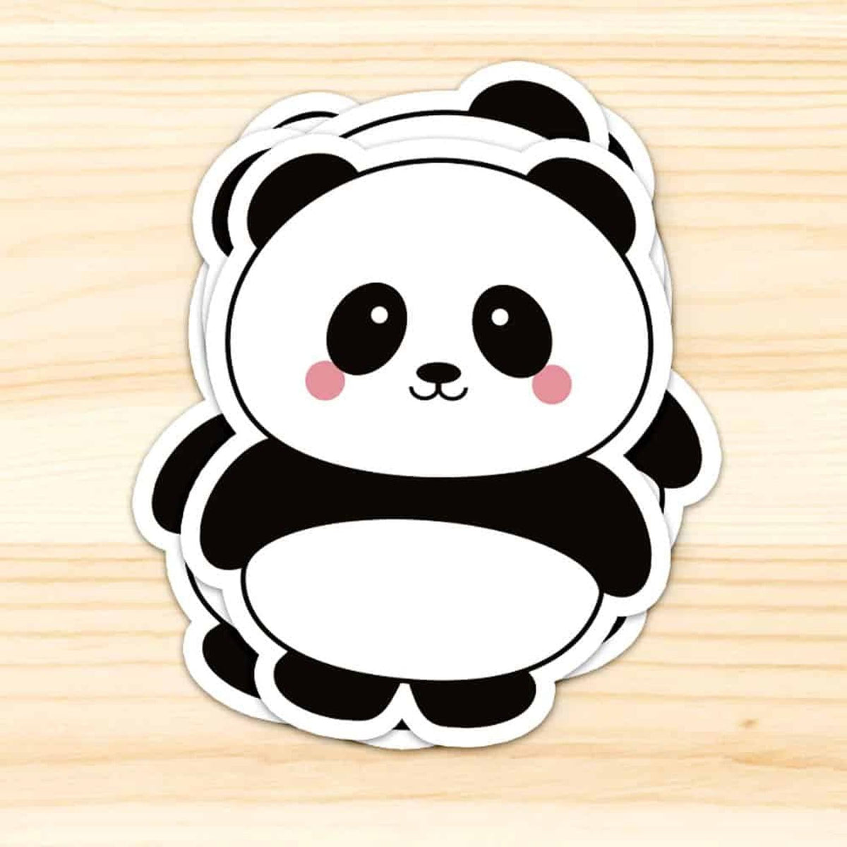 Sticker Panda van Studio Inktvis, foto 3